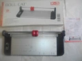 НОВ Немски оригинален РОЛКОВ НОЖ ЗА РЯЗАНЕ НА ХАРТИЯ до 32 см А 4 ROLL CAT РЕЗАЧКА ТРИМЕР, снимка 3