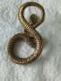 Бронзова фигурка на змия 🐍 змия 52874, снимка 5
