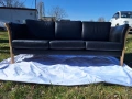 Диван тройка естествена кожа , снимка 2