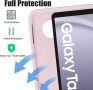 Калъф с клавиатура за Samsung Galaxy Tab A9 8.7" 2023 SM-X110/X115/X117, розов ; син, снимка 9