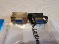 DVI адаптер (мъжки DVI-I към женски VGA) с бял цвят и черен, снимка 2