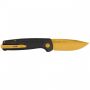 Сгъваем нож SOG Terminus SJ LTE, в цвят Carbon/Gold - 7,37 см, снимка 1 - Ножове - 45268214
