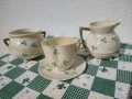 Комплект 4 Belleek Ирландия - изящен ръчно рисувна порцелан, снимка 5