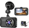 Dashcam предна и задна камера за кола CHORTAU 32GB Карта 1080P 3" IPS Loop Recording, снимка 1