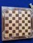 шах - голям ( и табла) р-р 48х48см, пирографиран р-р 34х34 см и лакиран красив, к-ти с фигури/пулове, снимка 10
