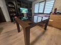 Трапезна маса със стъкло  90-130, снимка 2