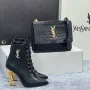 Дамски боти на ток Yves Saint Laurent Код D799, снимка 3