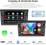 Нов Двоен DIN Android 13 CarPlay Радио за кола Opel Astra Corsa Zafira, снимка 4