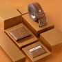 Мъжки комплект, POLO Air, Портфейл, Картодържател, Колан, Camel, снимка 5