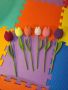 Плетени лалета в различни цветове - подарък за всеки повод, снимка 3
