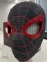 Електронна маска на спайдърмен Spiderman 3D версия  с мигащи очи светлини управление с пръстен, снимка 8