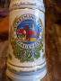 немска порцеланова халба за бира с цинков капак, снимка 4