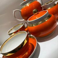 Руски порцелан Дулево сервиз за чай , снимка 1 - Сервизи - 45912172