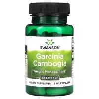 Swanson Гарциния камбоджа, Екстракт 5:1, 60 капсули, снимка 1 - Хранителни добавки - 46068766