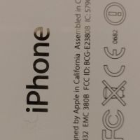 Два броя мобилни телефони iPhone бял и черен корпус, снимка 2 - Apple iPhone - 45416329
