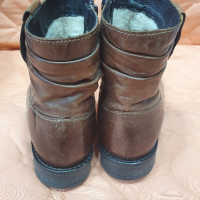 Зимни обувки естествена кожа 42., снимка 4 - Мъжки боти - 44959669