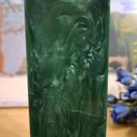 Ретро ваза от каталин ,,малахит,,, снимка 3 - Антикварни и старинни предмети - 45701468