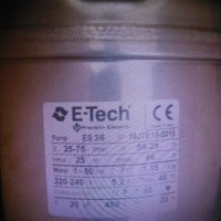 E-tech ES3/6 5" потопяема сондажна помпа, снимка 2 - Други - 45508020