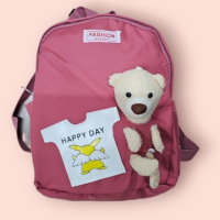 Детска ученическа раница с мече Fashion Happy Day / Размер: 30x23x10cm /, снимка 4 - Раници - 45011795