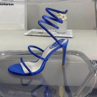 дамски елегантни обувки RENE CAOVILLA-реплика, снимка 18 - Дамски обувки на ток - 45389301