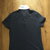  Armani Jeans Polo AJ Polo Shirt - страхотна мъжка тениска 2ХЛ УМАЛЕНА, снимка 8 - Тениски - 45062885