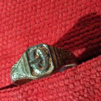 Старинен пръстен сачан над стогодишен - 73811, снимка 5 - Антикварни и старинни предмети - 29013615