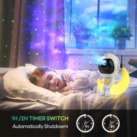 VUENICEE звезден проектор с таймер и дистанционно, USB захранван, снимка 6 - Детски нощни лампи - 45638393