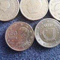 лот от 7 монети 50-евроцента от-1999-, снимка 3 - Нумизматика и бонистика - 45055899