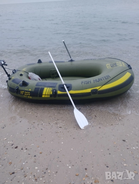 лодка с гребла електрически мотор, снимка 1