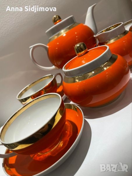 Руски порцелан Дулево сервиз за чай , снимка 1