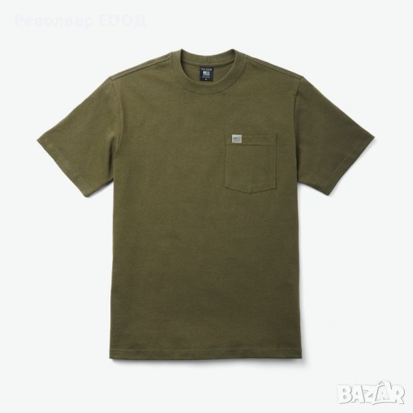 Тениска Filson - Pioneer, в цвят dark olive, снимка 1