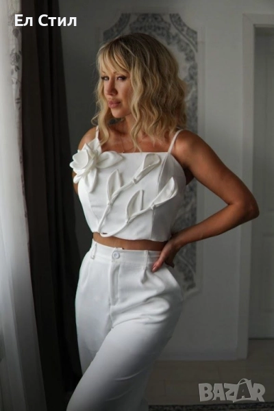 📌#Дамски #комплект с цветя Л ХЛ размер Цена 115лв/58.80 € Еконт, снимка 1