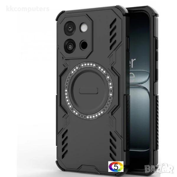 OnePlus 13s 5G / OnePlus 13T 5G Удароустойчив Magnetic /Butterfly Armor Hollow Heat Dissipation /PC , снимка 1
