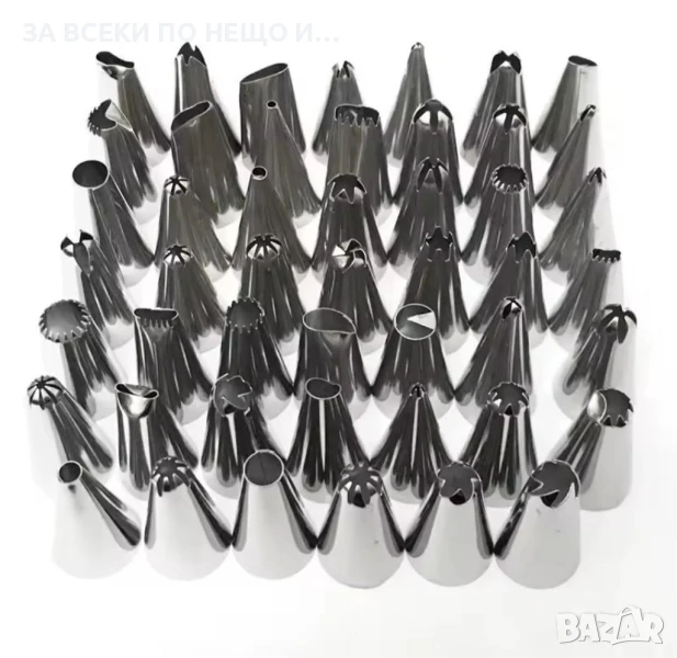 Комплект накрайници за пош 48 броя различни видове, снимка 1