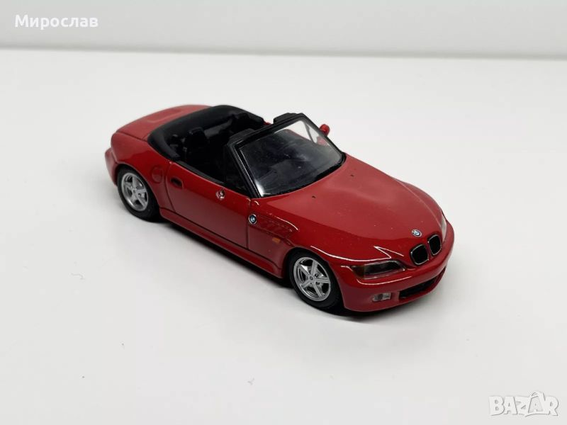 1:43 MINICHAMPS BMW Z3 ИГРАЧКА КОЛИЧКА МОДЕЛ, снимка 1