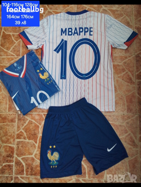 MBAPPE 10 💙⚽️ детско юношески футболни екипи НОВО сезон 2024-25 година , снимка 1