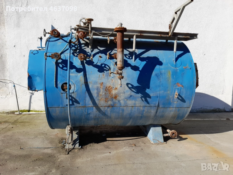 Парен котел ПКН 1, 1000 кг. пара на час, с две отделни горелки, снимка 1