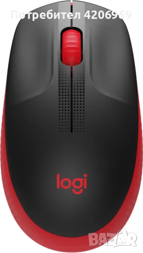 Безжична оптична мишка LOGITECH M190, снимка 1