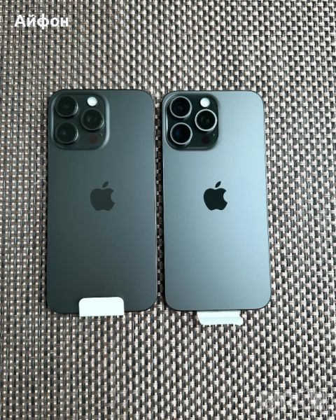 НЕАКТИВИРАН! *ЛИЗИНГ*  iPhone 15 Pro Max 256Gb / Black Titanium / Айфон, снимка 1