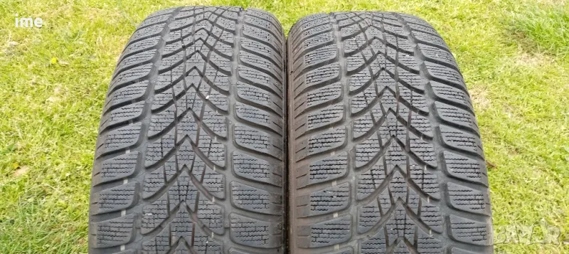 2бр зимни гуми 205/55R16. Dunlop SPWinterSport. DOT 4215. 7 мм дълбочина на шарката. Като нови., снимка 1