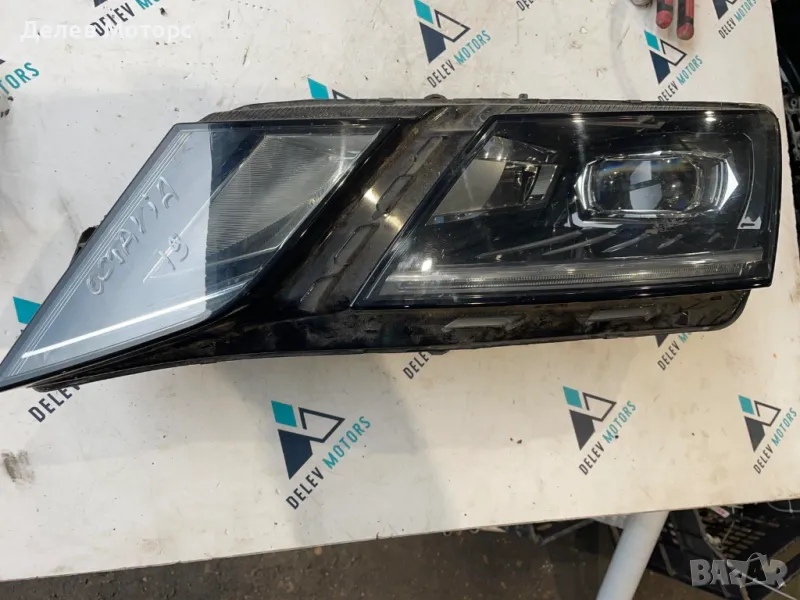 5E1941015F ляв фар led от Skoda Octavia 2.0 TDI, 150 кс., DSG, двигател DFF, ск. кутия UAW(7A), 2019, снимка 1