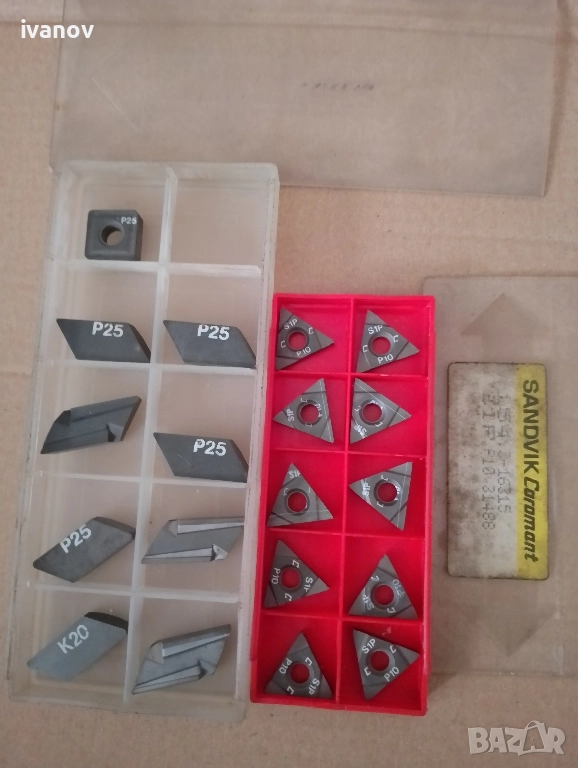 Твърдосплавни пластини ,нови., снимка 1