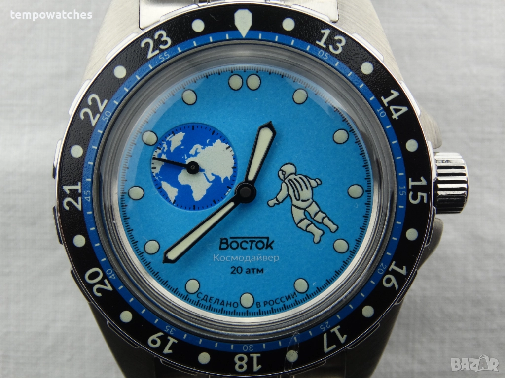 ВОСТОК АМФИБИЯ АВТОМАТИЧЕН ref: 14031Г - “КОСМОДАЙВЕР”- “ЗЕМЛЯНИН” 1 - ЛИМИТ - 730 бр., снимка 1