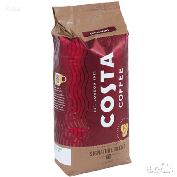 Кафе на зърна Costa Signature Dark – 1 кг., снимка 1