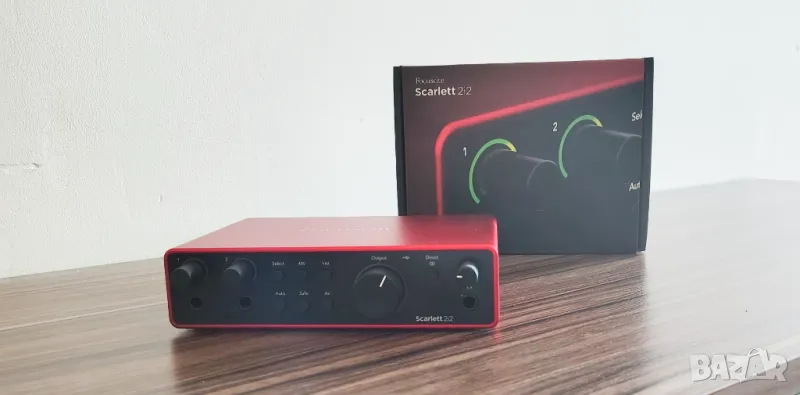 Аудио интерфейс Focusrite Scarlett 2i2 4th Gen USB (в гаранция), снимка 1