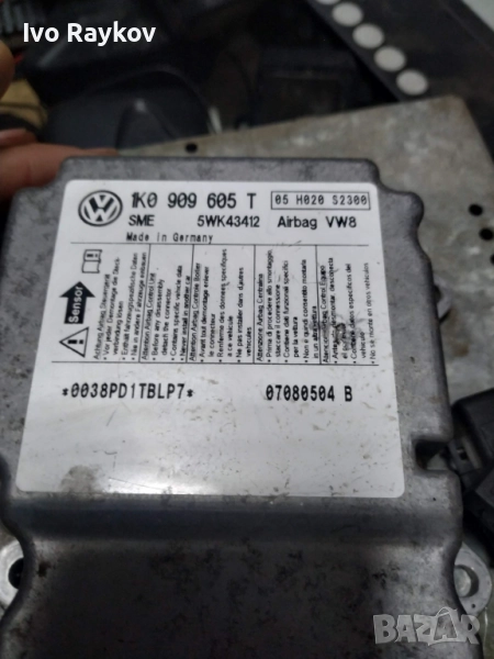 AIRBAG модул Skoda , VW Golf 5 , 1K0909605T , 1k0 909 605 T, снимка 1