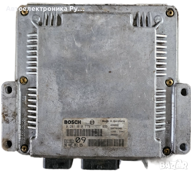 Компютър Peugeot 307 2.0HDI 2001г. ,0281010779, 9644606180	, снимка 1