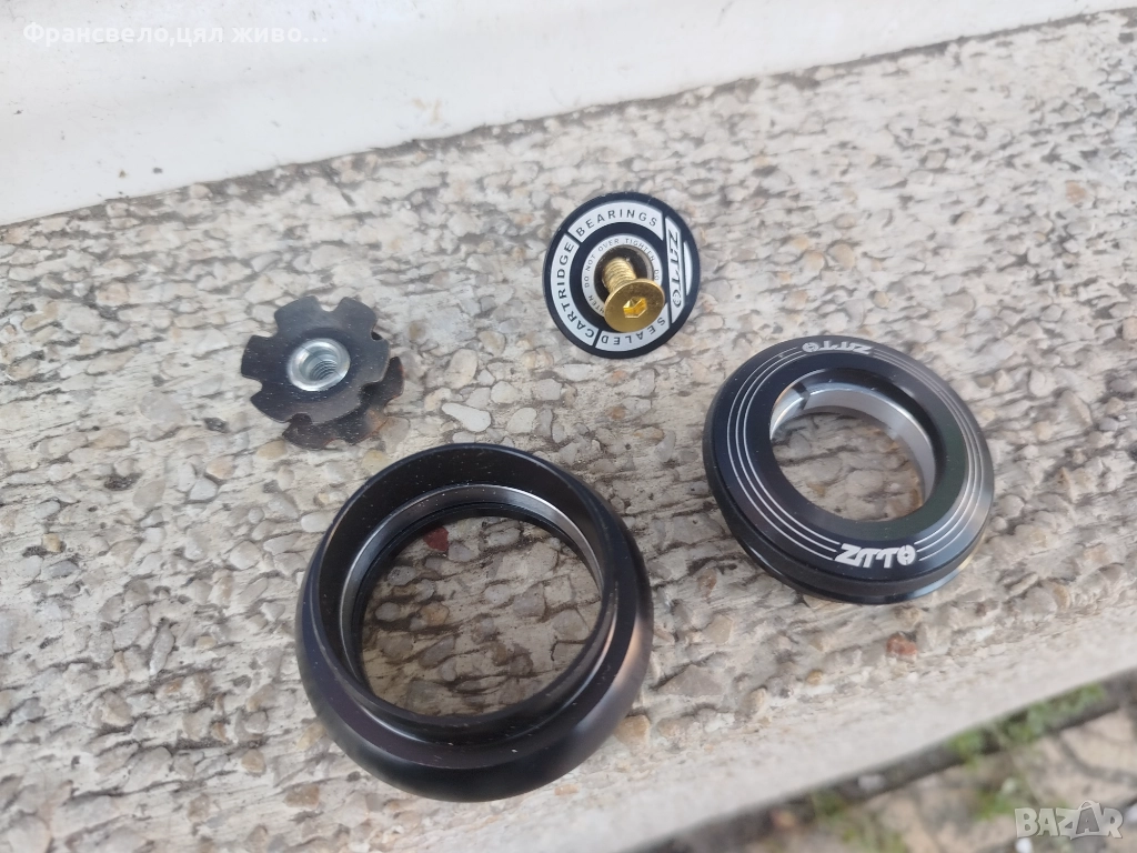 Монтаж вилка конус към право чело 44 за велосипед , снимка 1