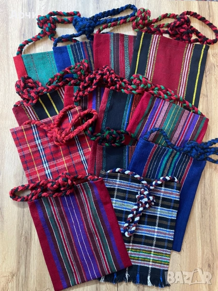 Етно памучни  торбички подходящи към народни носии, снимка 1