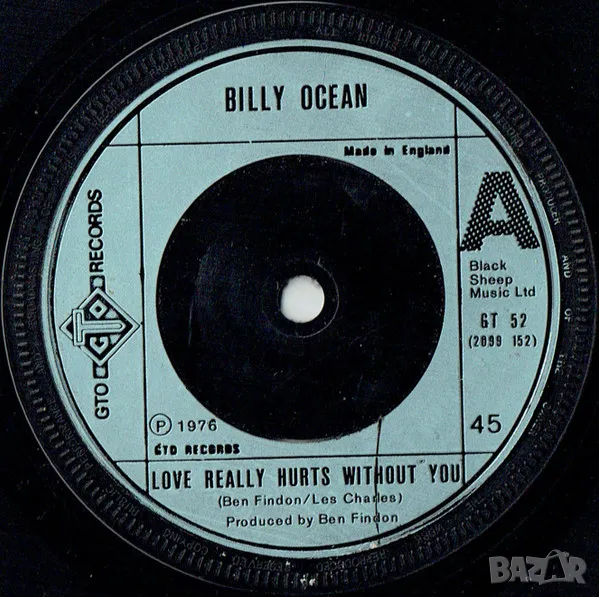 Грамофонни плочи Billy Ocean – Love Really Hurts Without You 7" сингъл, снимка 1